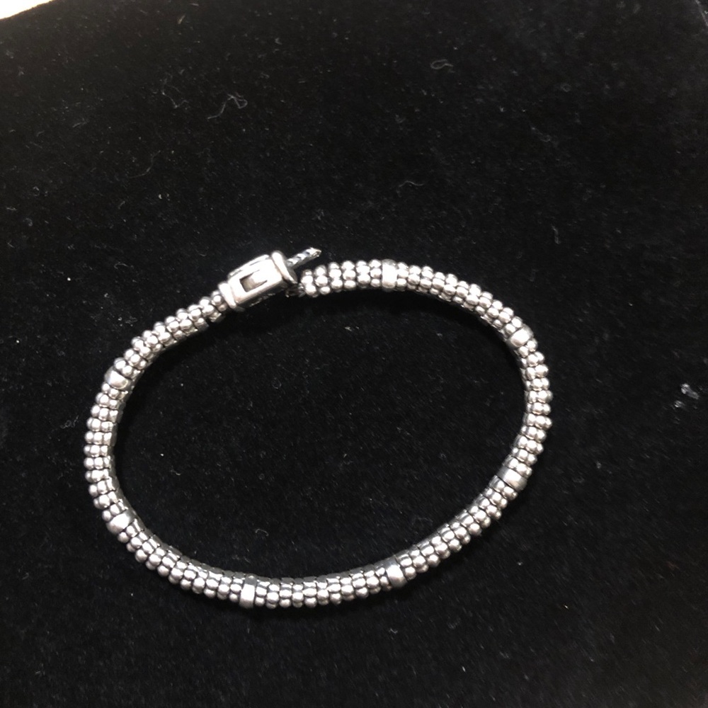 Lagos Silver Caviar Bracelet